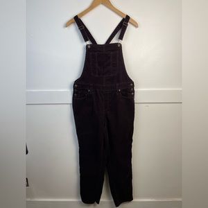 A New Day | Purple corduroy overalls